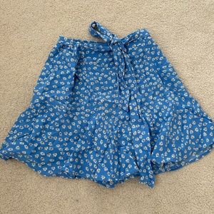 NWOT Zara Floral Skirt